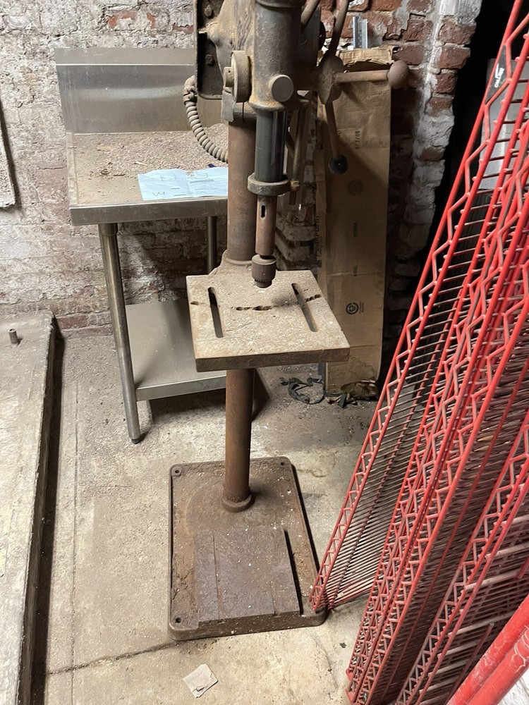 Antique Buffalo No 15 Inch Drill Press Nice !!