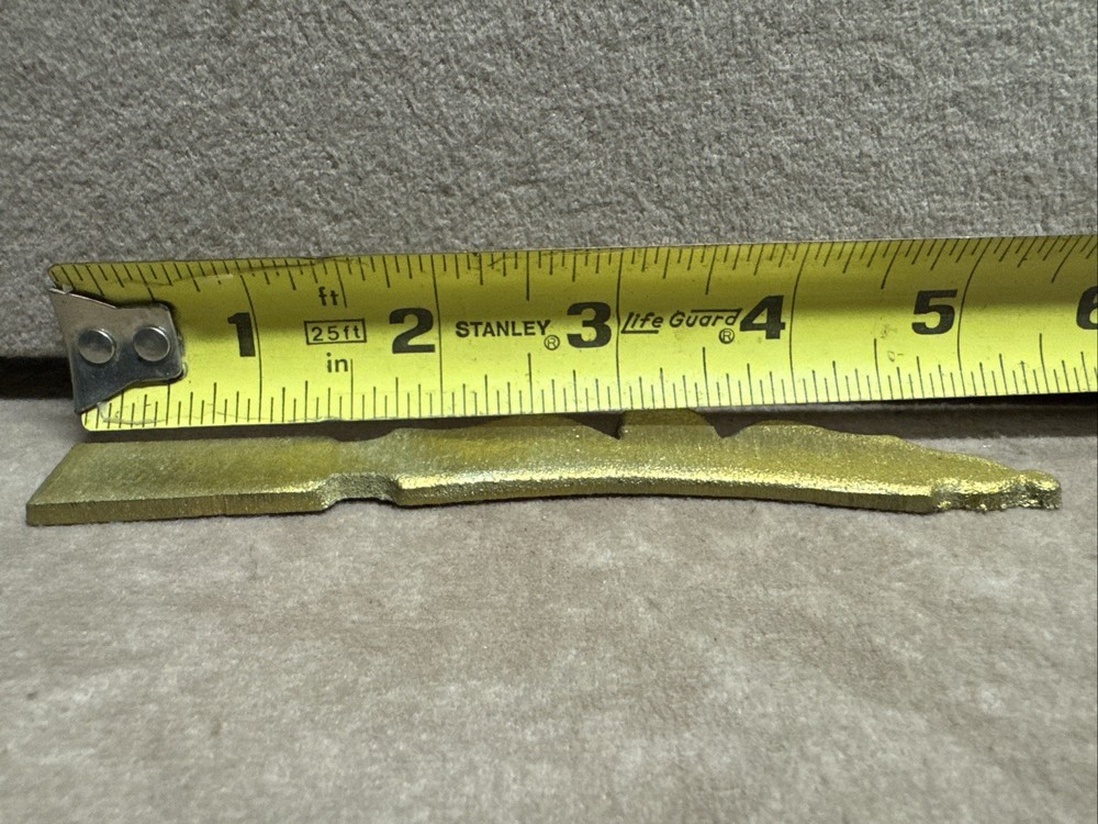 Zorger & Ernst York County Brass Flintlock Side Plate