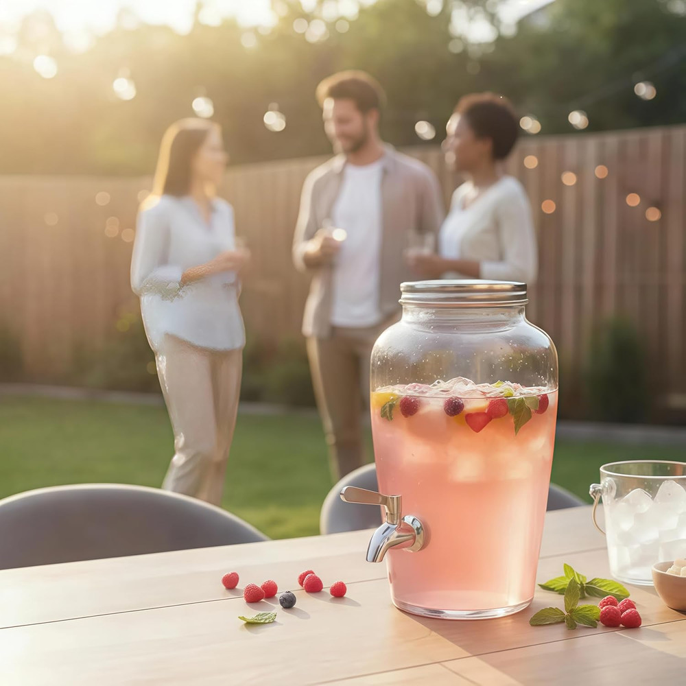 2 Pack Beverage Dispenser Replacement Spigot, Stainless Steel Polished Finished