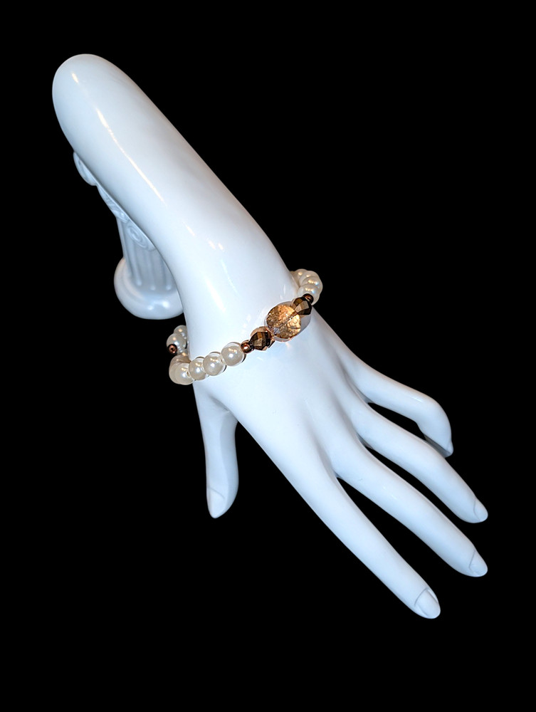 Russet Pearl Bracelet