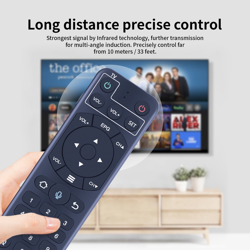 For vSeeBox V2 Pro Bluetooth & Voice Control Replacement Remote Control