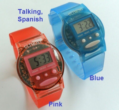 Spanish Language Talking Watch with Alarm