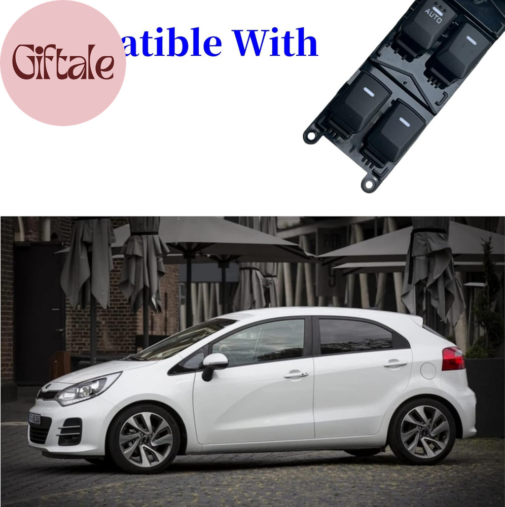 Power Window Master Switch Compatible with Kia Rio 2012 2013 2014 2015 Replace O