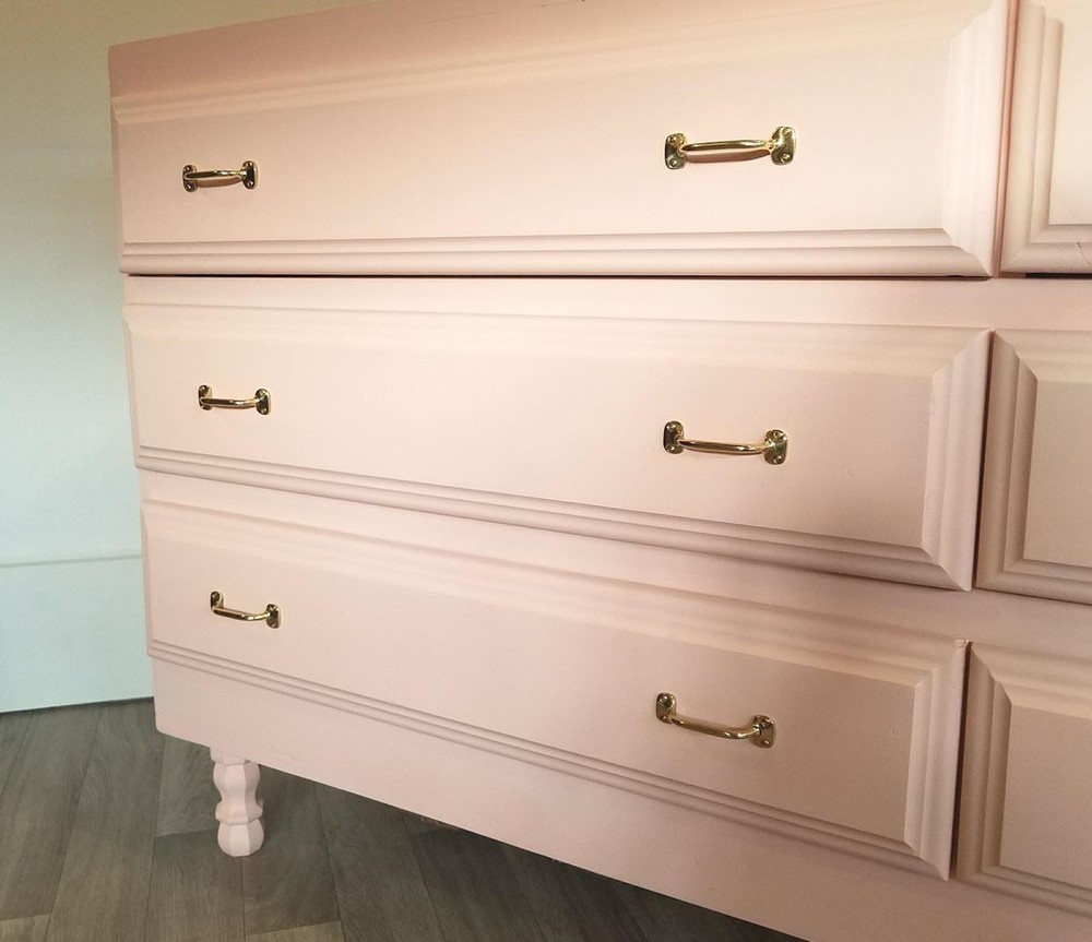 3-1/4" Center Front Mount Solid Brass Hoosier Pull