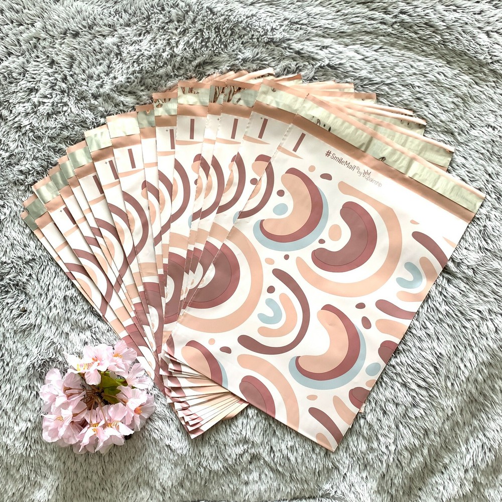 20Pcs - 100Pcs RAINBOW BOHO Designer Poly Mailer Envelopes Shipping Bag