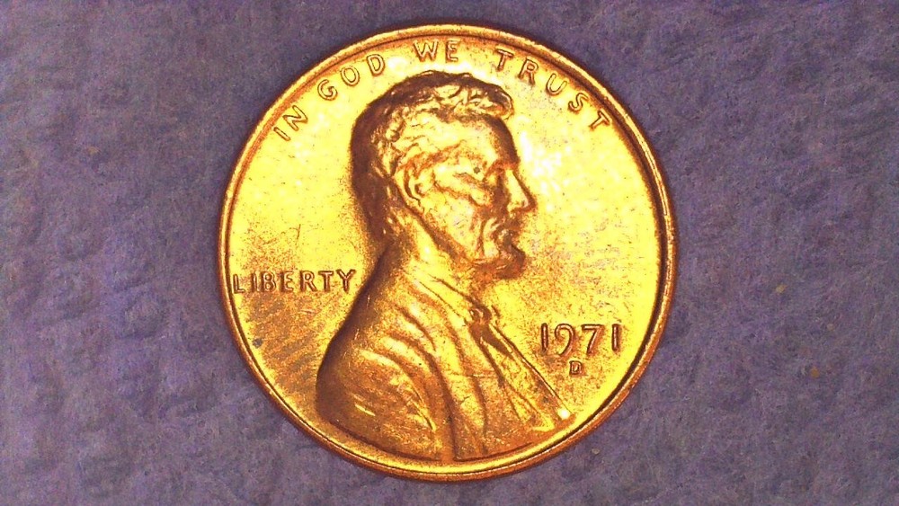 1971 D Lincoln Memorial Cent  (A959)