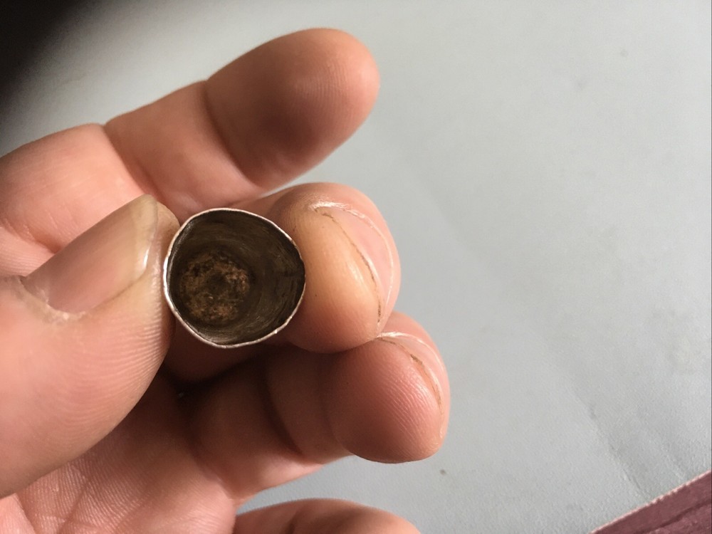 Antique Silver Thimble Dated Chester 1909