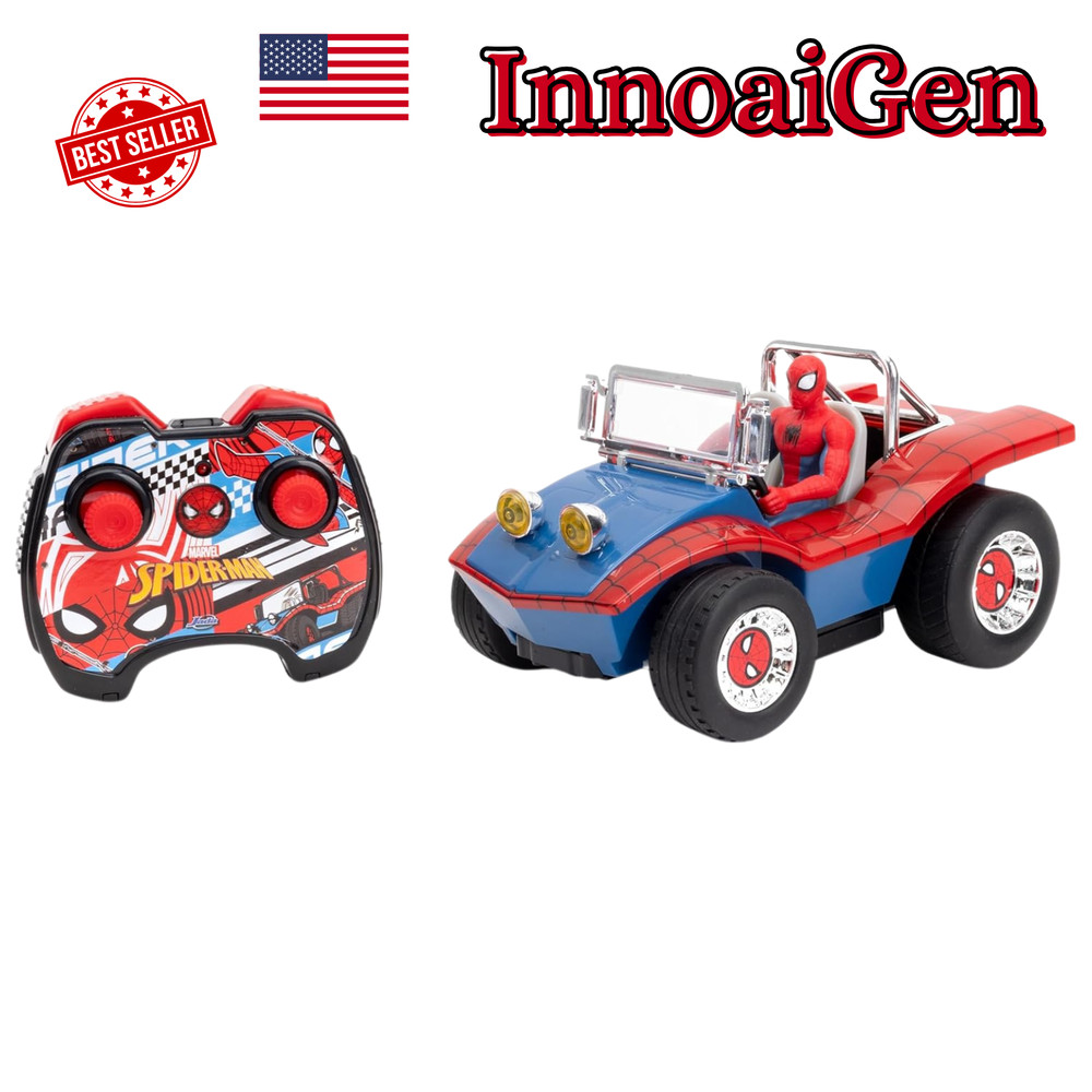 Jada Marvel Spider-Man Buggy Car Turbo Boost Remote Control Full-Function NIB