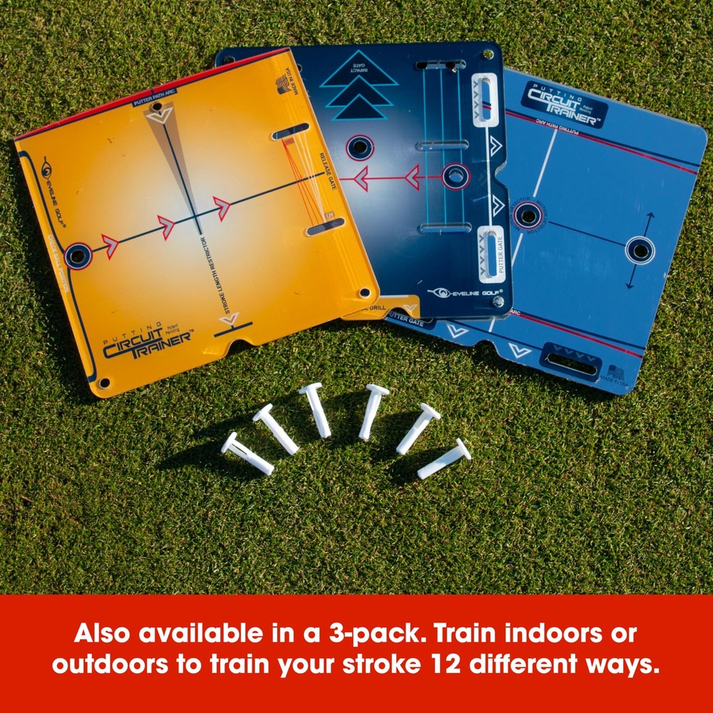 EyeLine Golf Putting Mirror Circuit Trainer, Portable Alignment Training Aids