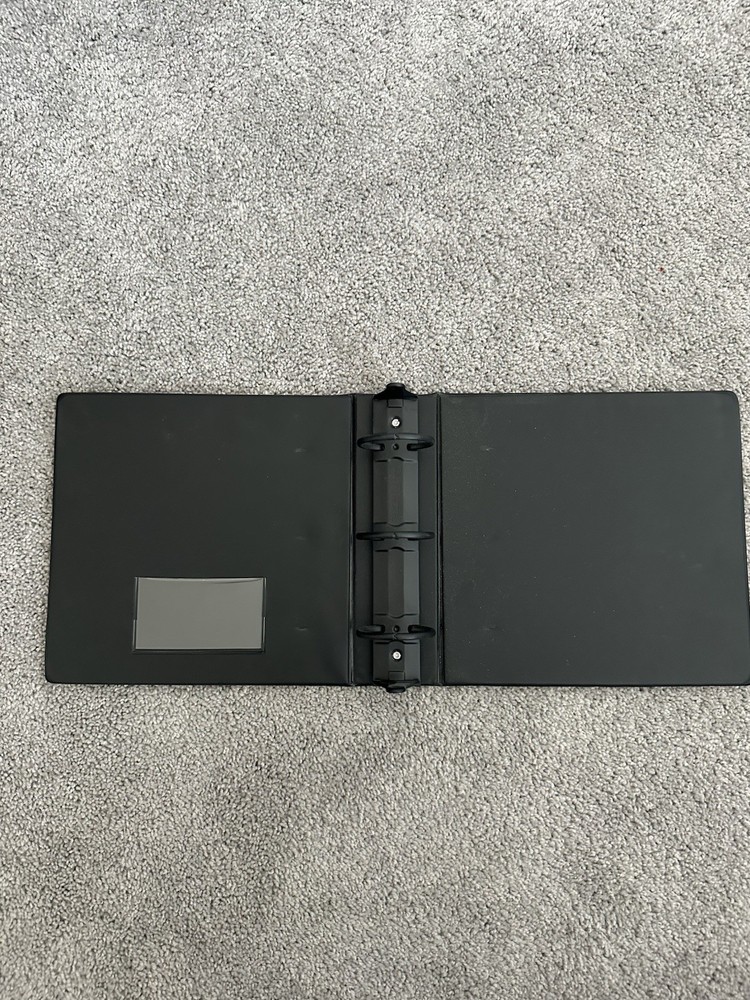 Adidas Logo Black PVC Binder
