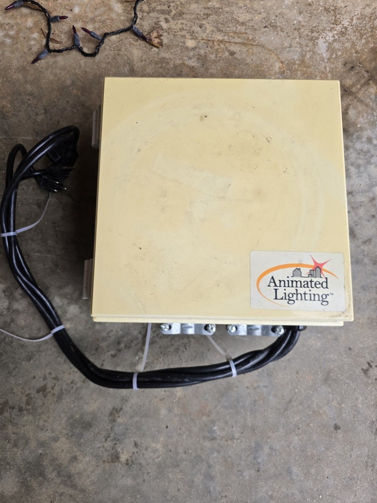 Animated Lighting Halloween Control Panel Electric Halloween Untested Parts