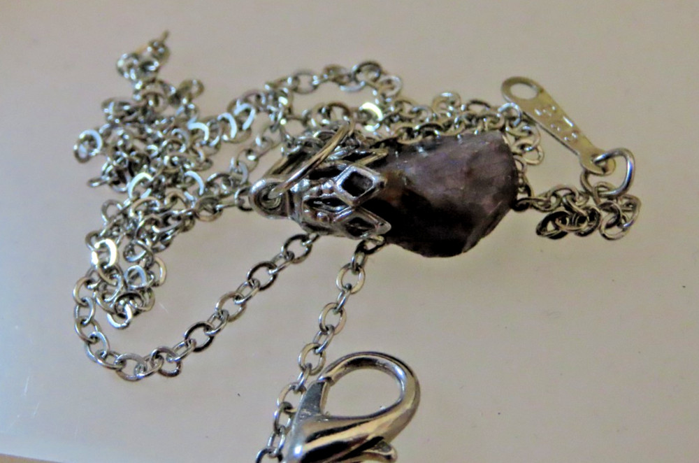 Natural Blue Sapphire Pendant RAW