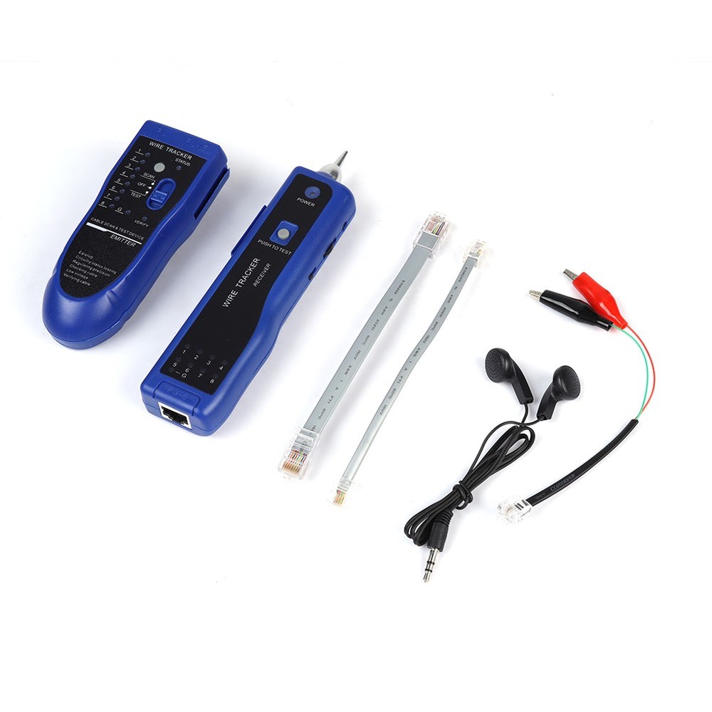 Handheld Rapid LAN Network Cable Tester Line Finder Wire Tracker Tool 1 Blue