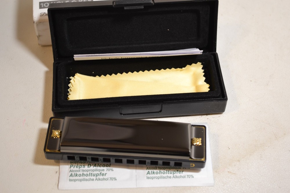 EASTROCK 10-hole C Key Blue Harmonica