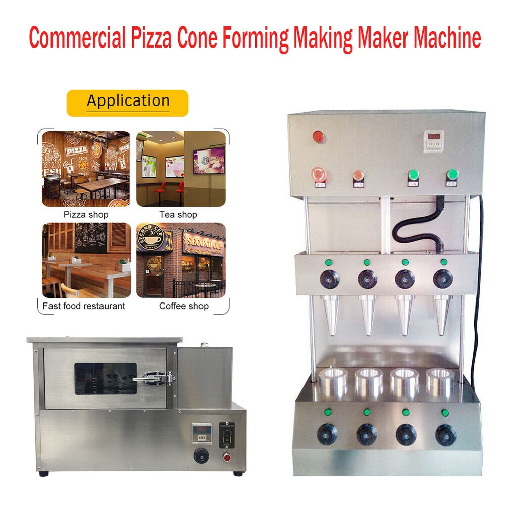 Commercial Pizza Cone Forming Making Maker Machine with Rotational Pizza Oven