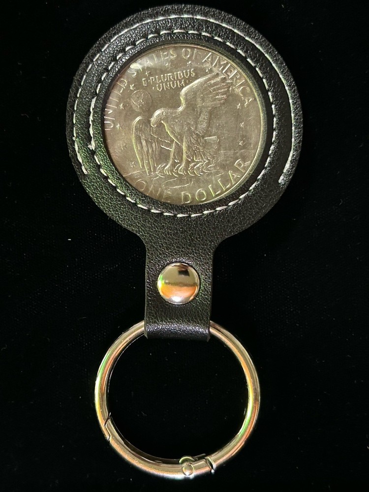 Eisenhower Dollar Key Chain, 1974 ￼
