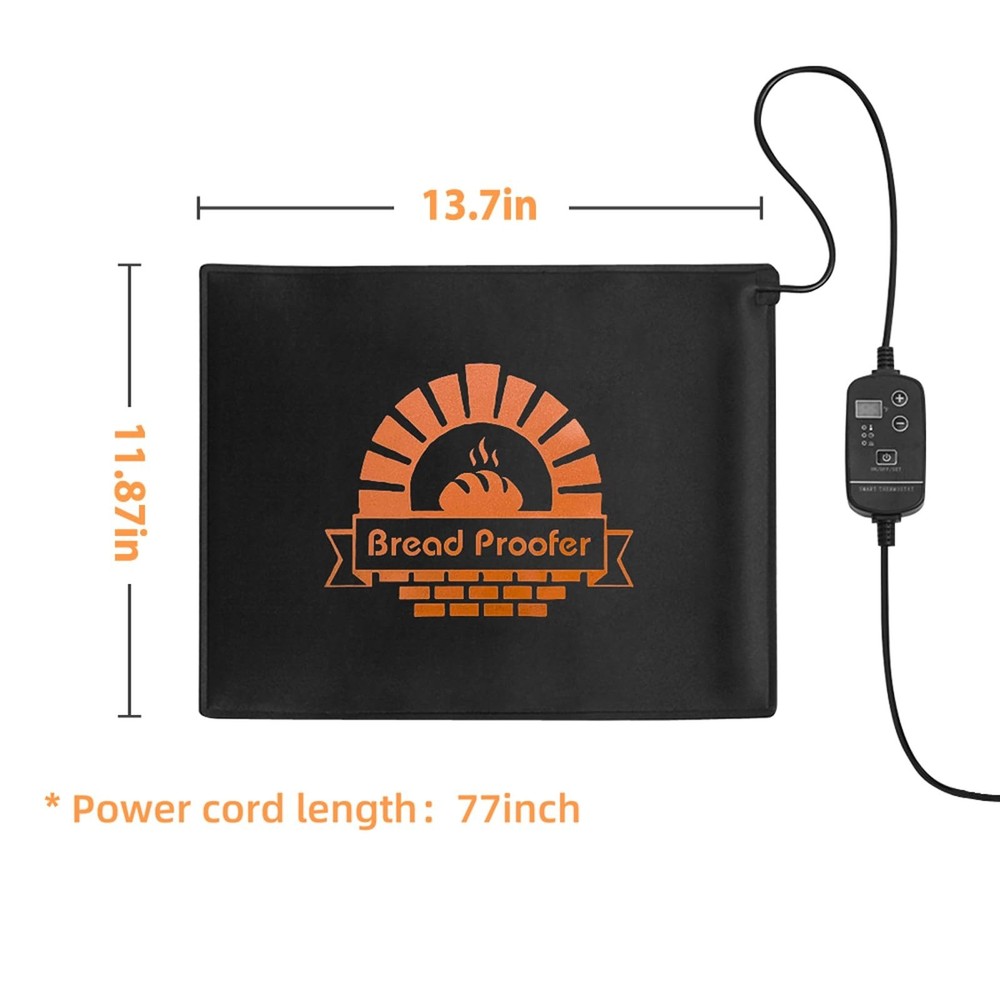 Bread Proofer Bread Dough Starter - Adjustable Temperature 59°F - 140°