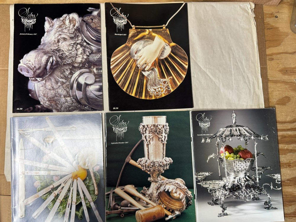 5 ISSUES OF SILVER MAGAZINE 1997 Missing May/June