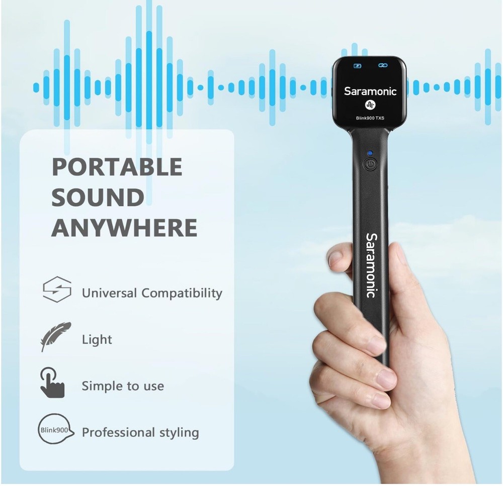 Saramonic Wireless Handheld Microphone Holder, Blink900