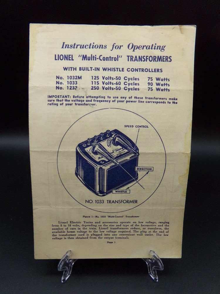 Assortment of Lionel Model Train Instruction Booklets
