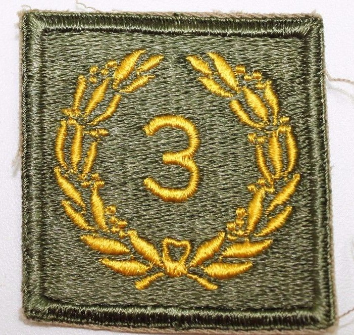 WWII US Army Meritorious Service 3rd Award Patch each P5014