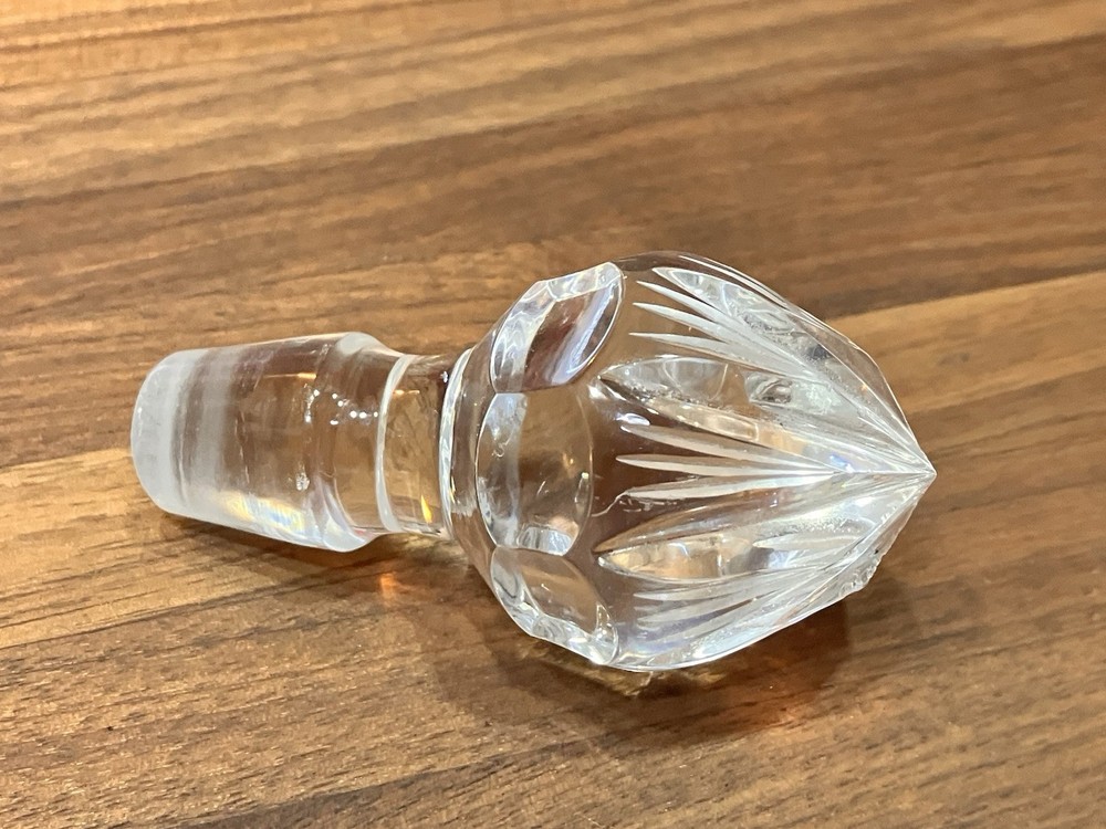 Vintage Cut Crystal Perfume Bottle