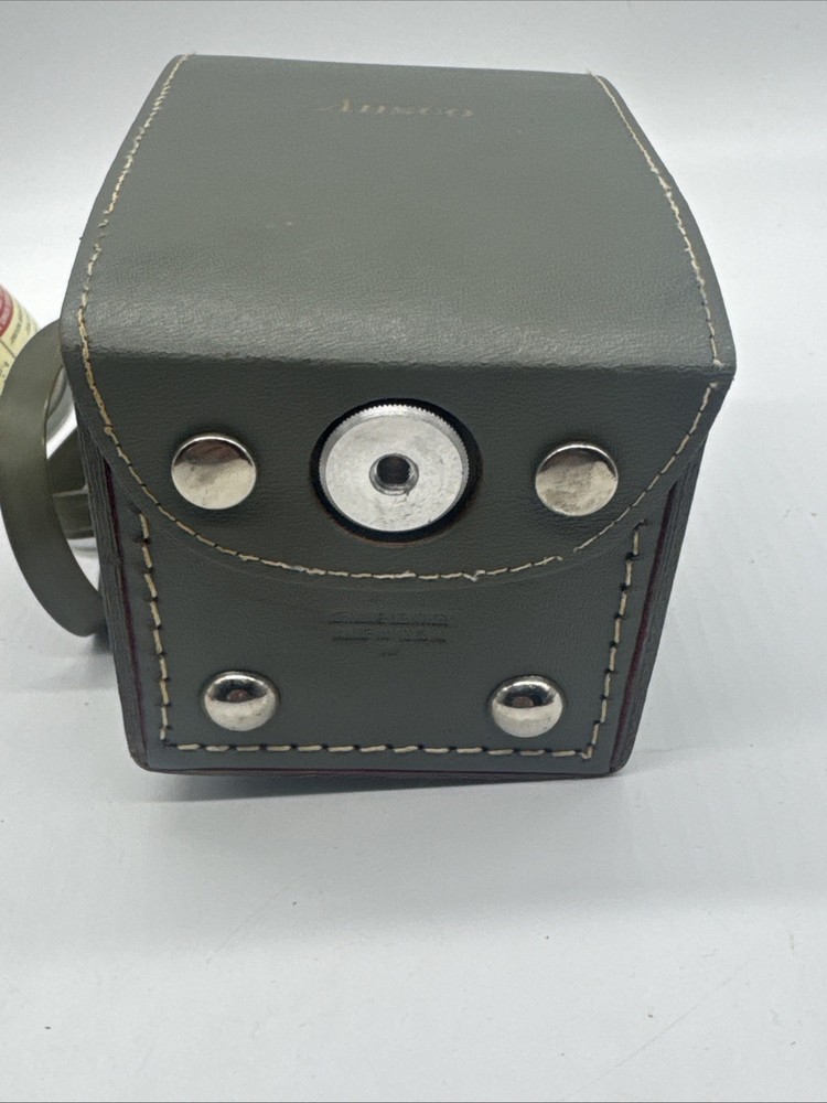 Vintage Ansco Camera Anscoflex Box Camera with Leather Case Flash