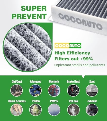 Engine & Cabin Air Filter Kit for Pathfinder (2022 Engine Cabin Air Filter Set