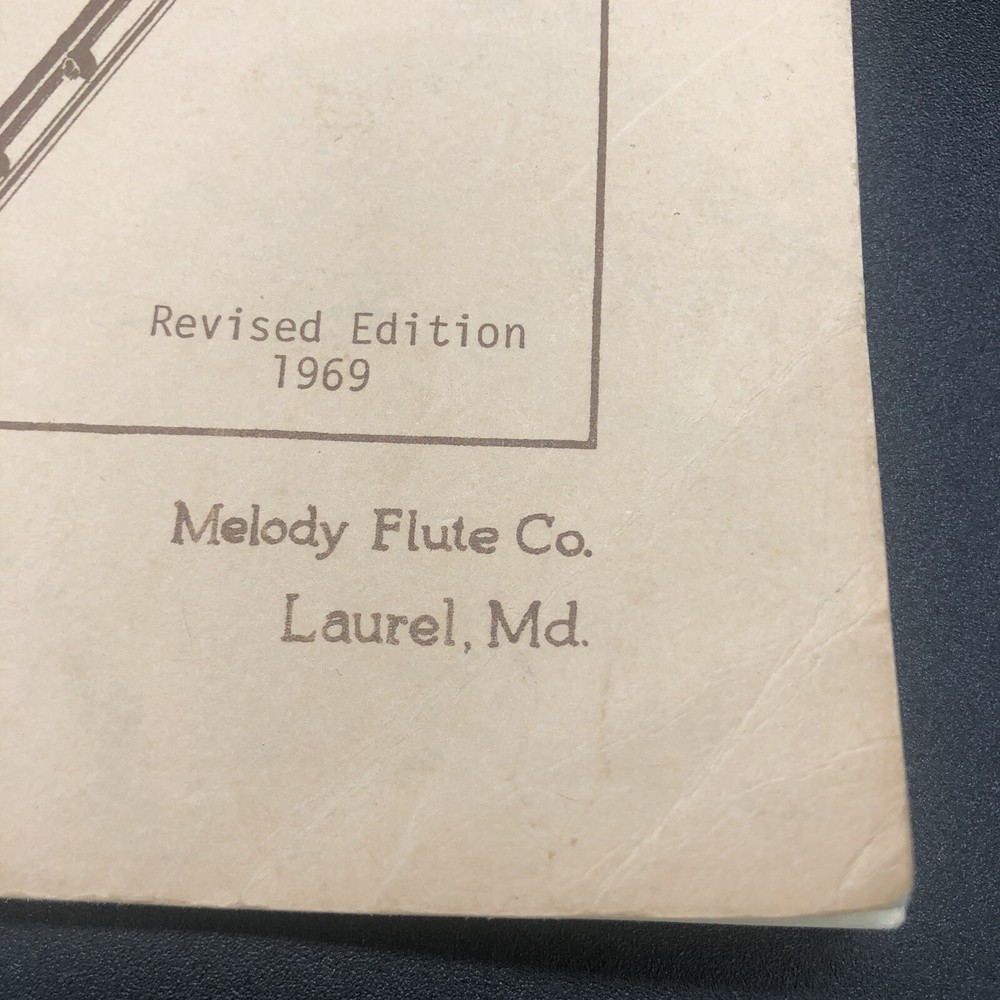 Melody Flutes Self Instructor Book Revised Edition 1969