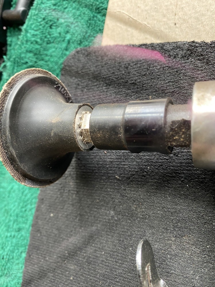 Central Pneumatic Right Angle Air Die Grinder & Blade,untested