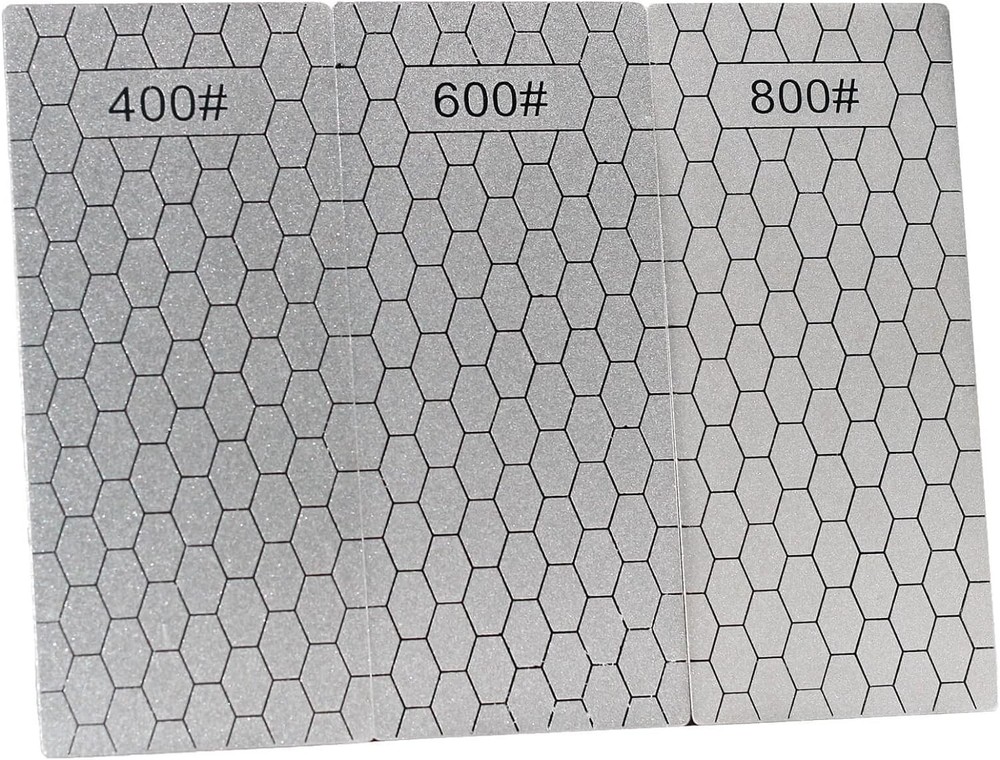 5 Pieces Diamond Sharpening Stone Set,Diamond Lapping Plate Coarse/Medium/Fin...