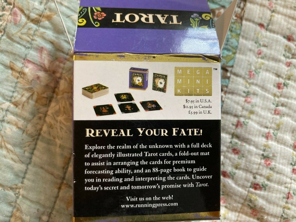 Ryder-Waite clear deck & Running Press Tarot Deck (Two decks)