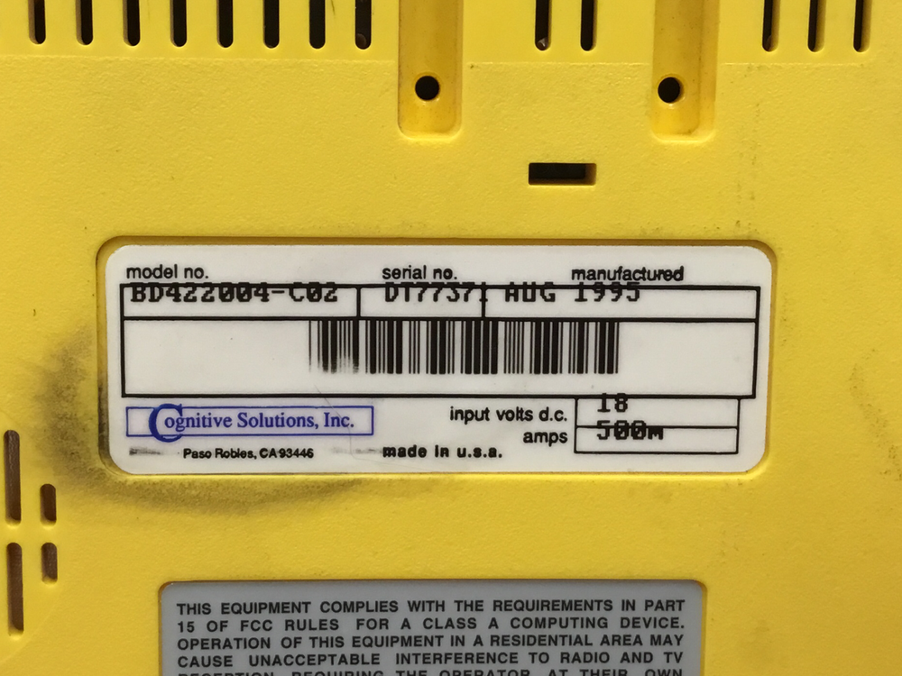 FreeLiner DT - Cognitive Solutions - P/N: BD422004-C02 - Label Printer