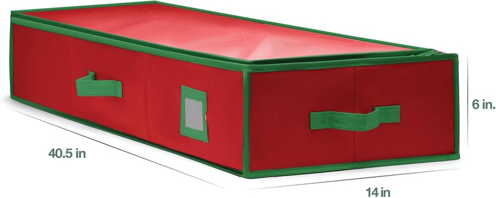 Gift Wrap Organizer with Extra Pockets - Holds 27 Rolls, Heavy Duty Storage
