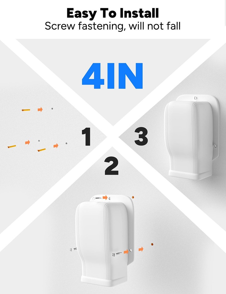 Toutgood 4'' Entry Wall Cover Line Set Cover Kit for Ductless Air Conditioner...