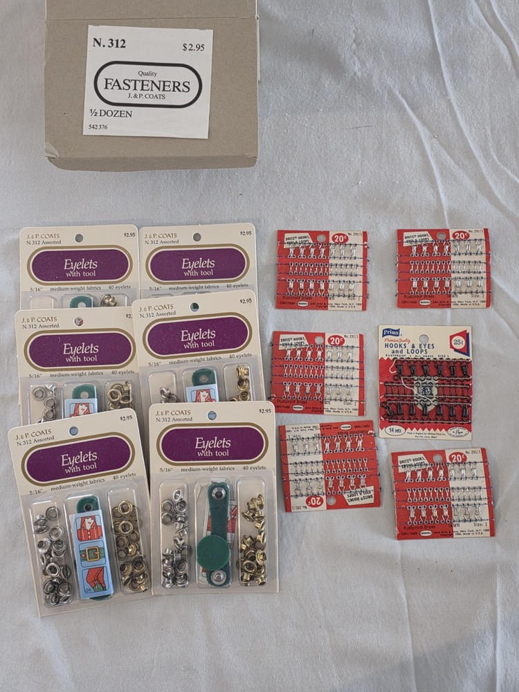 Eyelets, Hooks, Eyes And Loops