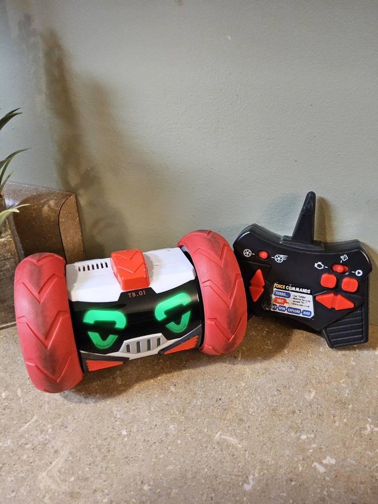 Really RAD Robots Remote Control & Voice Command Rare TURBO BOT Tested