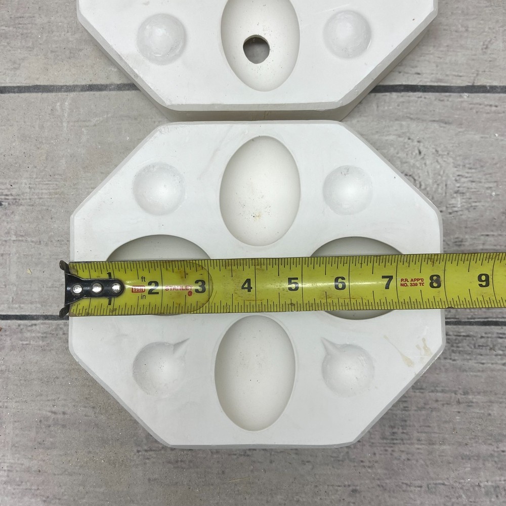 Atlantic Mold Ceramic Slip Casting Mold Four Eggs #A-257