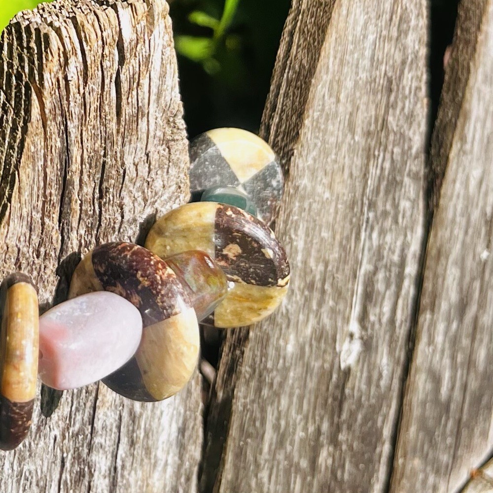 Rustic Bohemian Beaded Bracelet