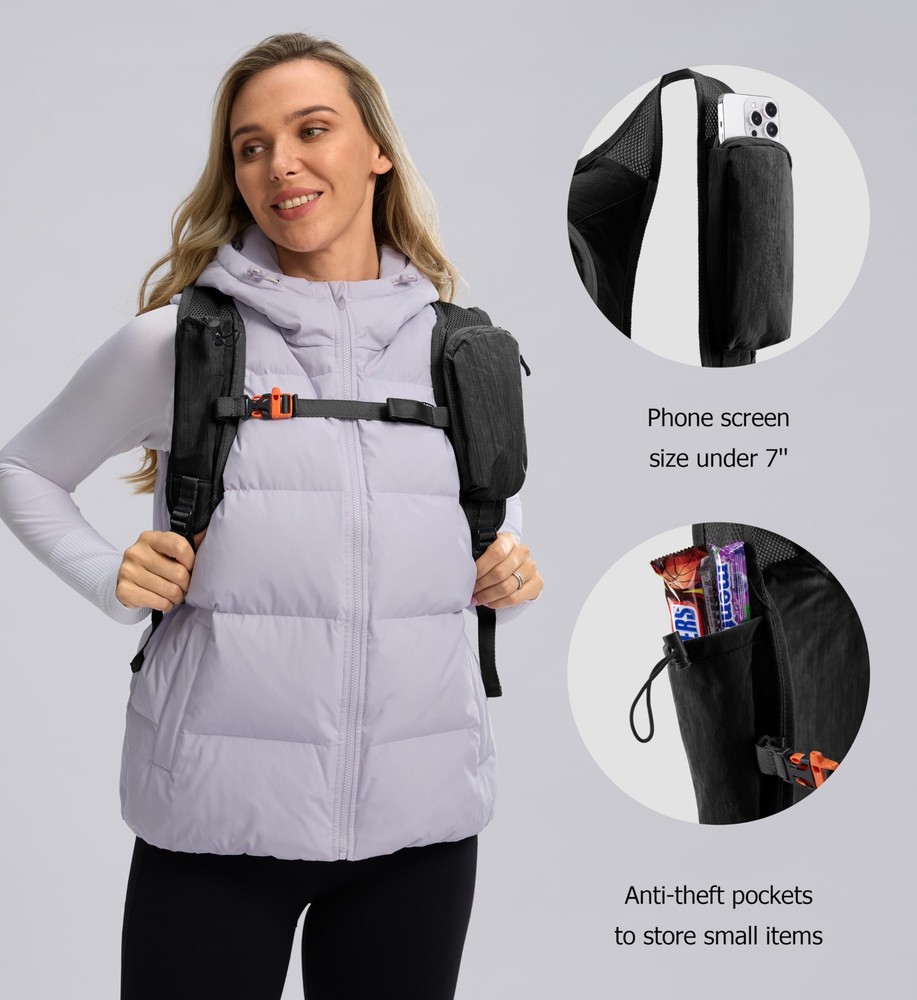 10L Small Hiking Backpack Travel Daypack Lightweight Packable Back Pack for W...