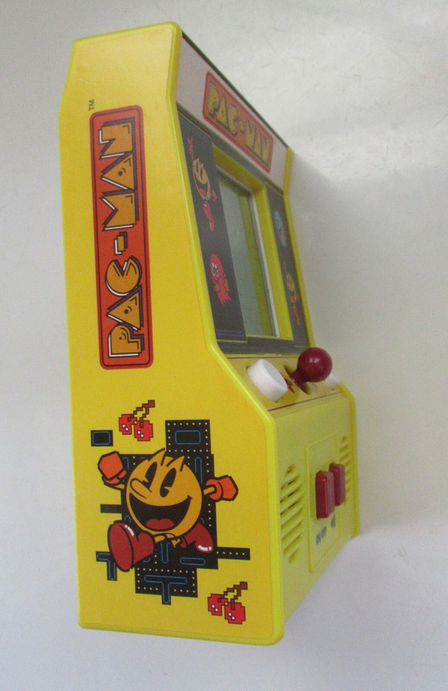 Basic Fun Arcade Classics Pac-Man Color LCD Retro Mini Yellow Arcade Game Works