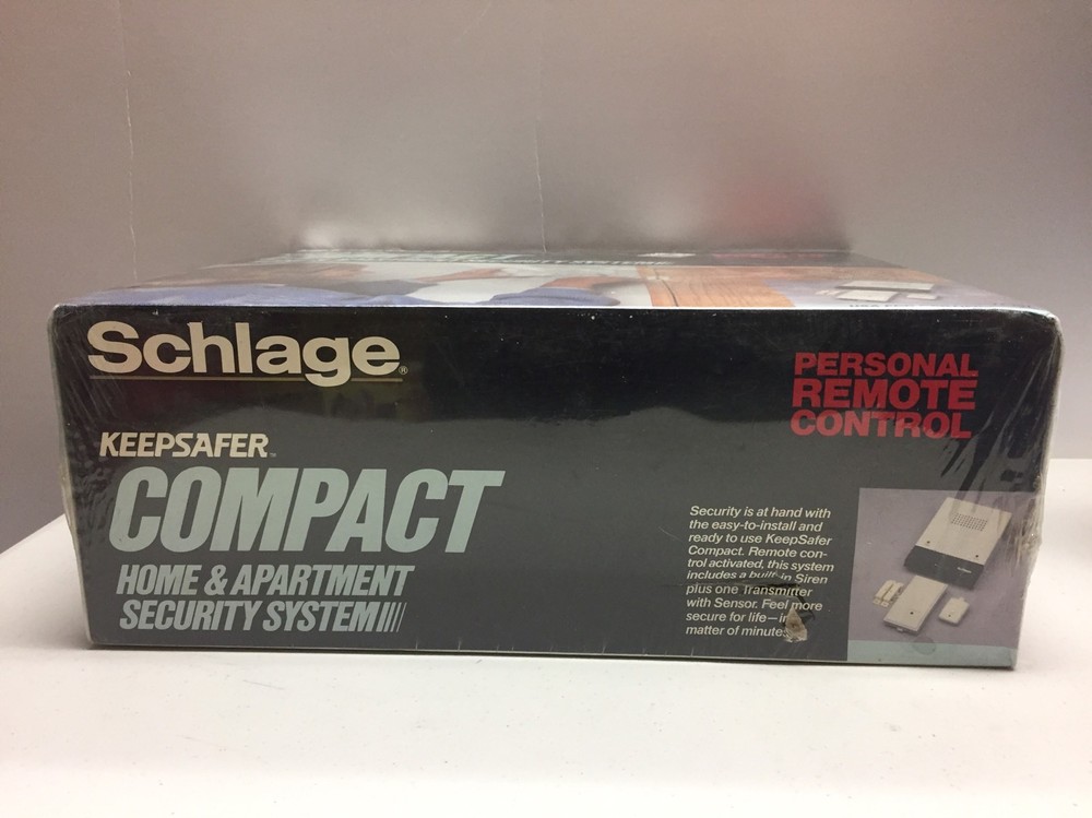 Schlage Keepsafer Compact Home & Apartment Security System w/ Remote 71-151