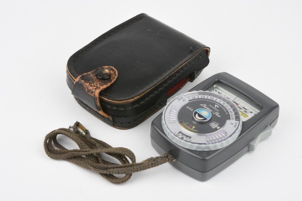 Gossen Luna Pro Incident or Reflected Light Meter, case, strap, clean!