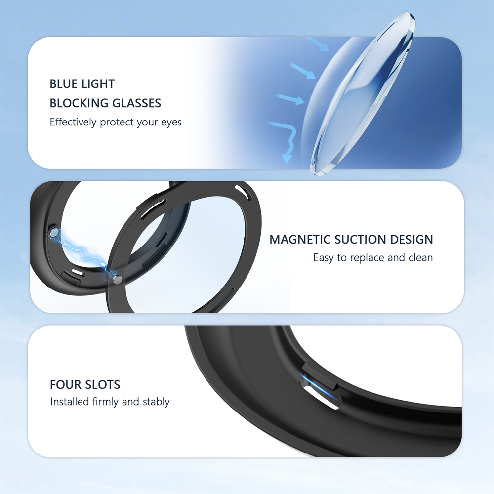 Lens Spacer Protector Anti Scratch Lens for Quest 3 VR Glasses Scratch Ring