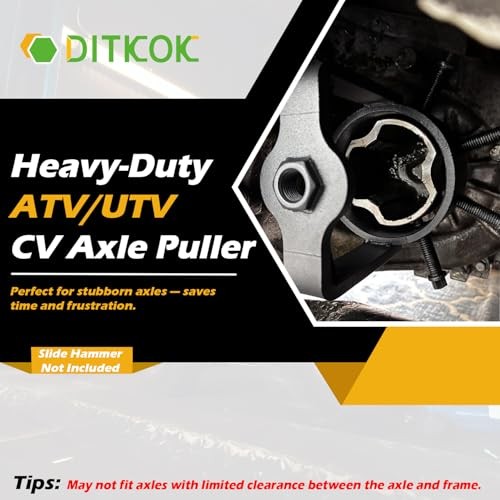 Heavy-Duty ATV/UTV CV Axle Removal Tool, 95mm OD CV Axle Puller Tool with