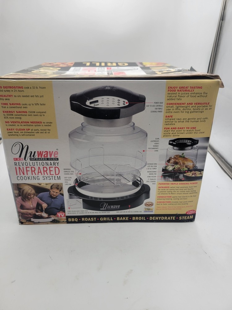 New Nuwave Pro Digital Infrared Cooking System Oven + Extender Ring #20322