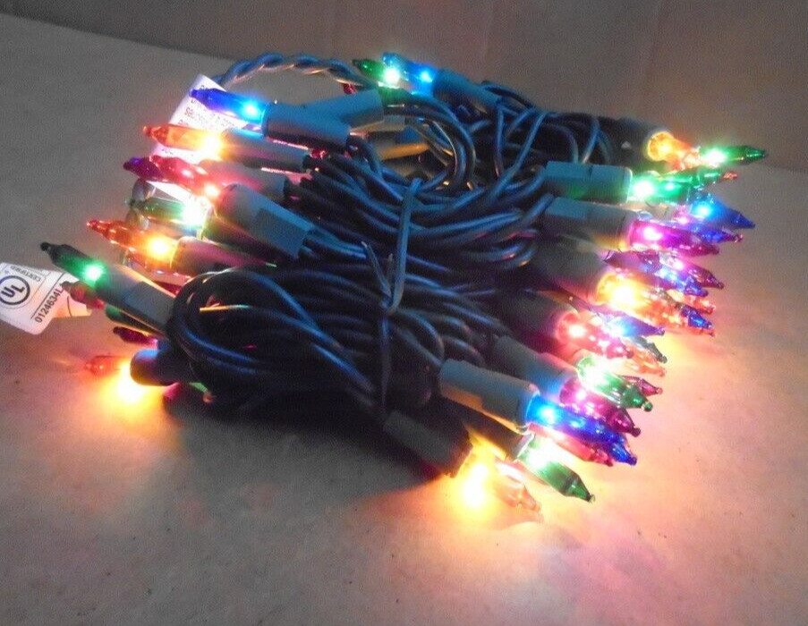 Make the Season Bright Multicolor Light Set (2-boxes) 100 ct Each ONE