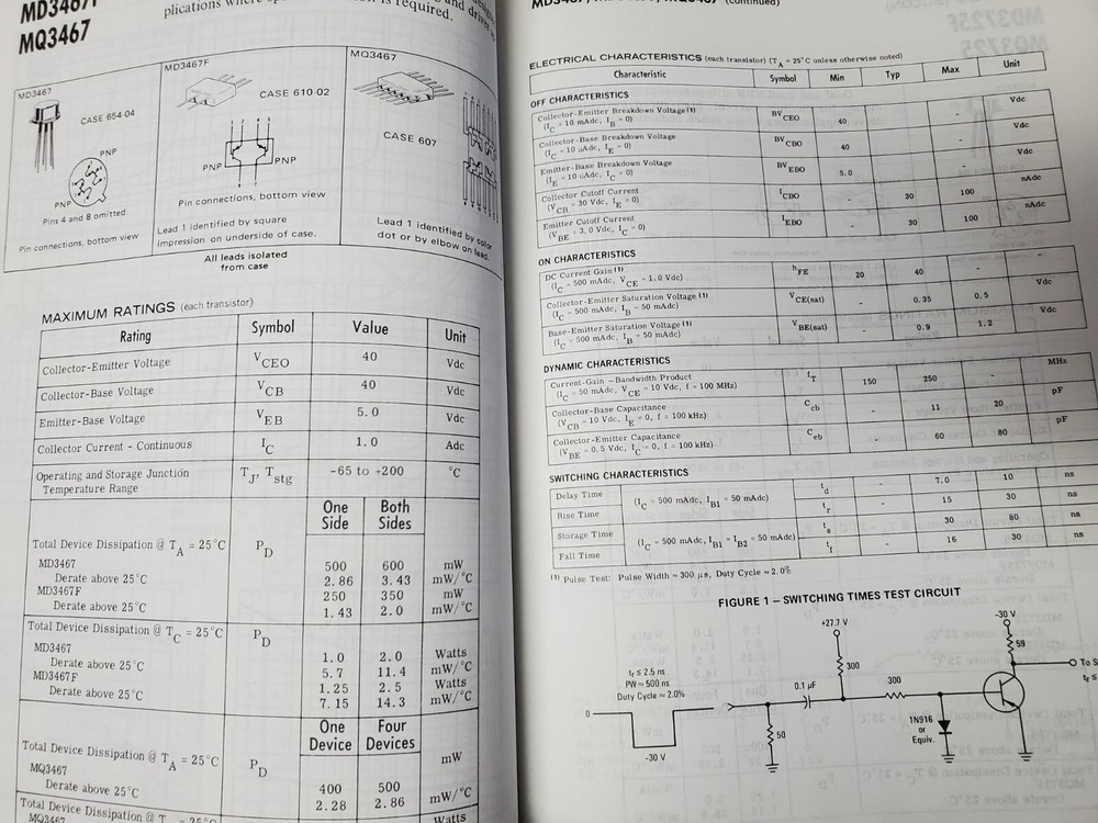 3-volume MOTOROLA SEMICONDUCTOR DATA LIBRARY 1st edition 1972
