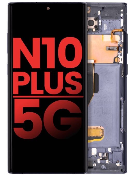 OLED Display With Frame & Fingerprint Sensor For Samsung Galaxy Note 10 Plus 5G