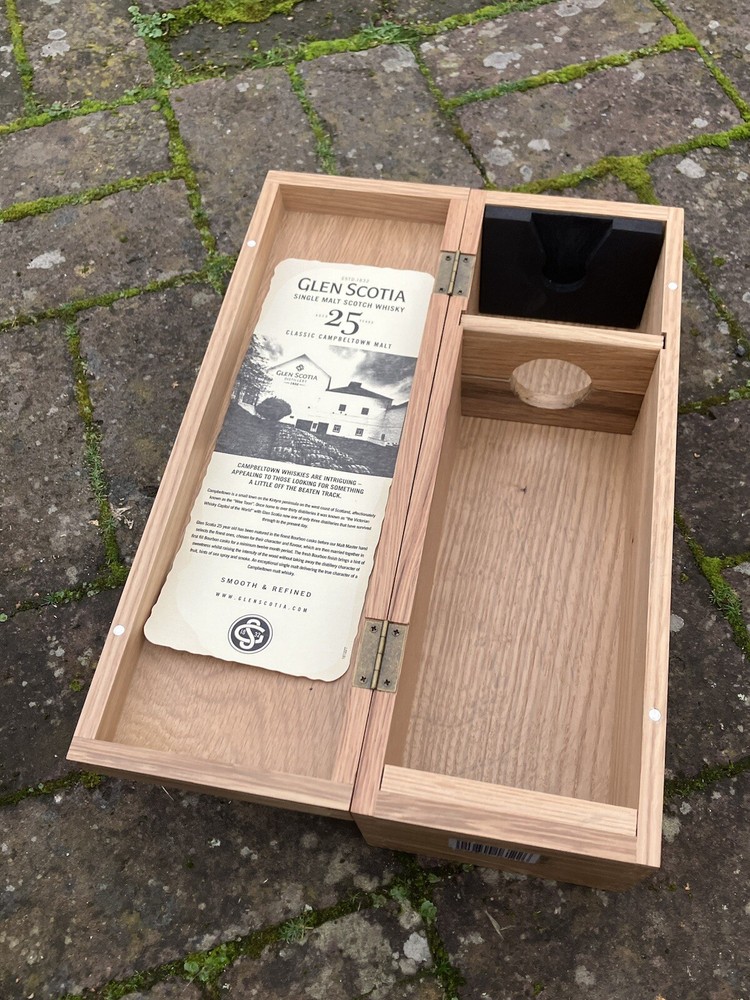 The GlenScotia 25yr Empty Whisky